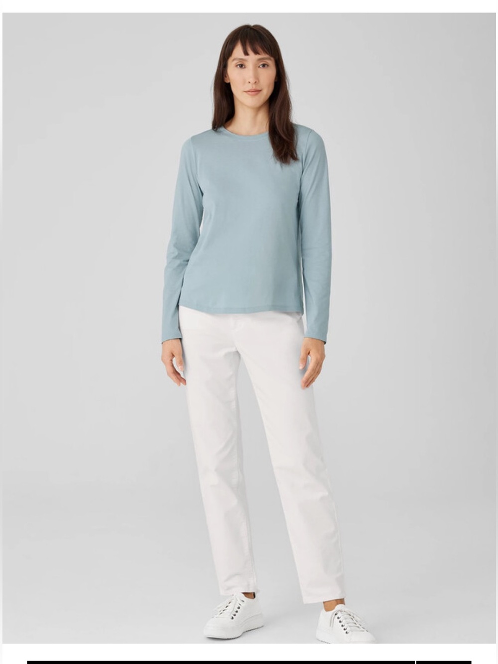 Eileen Fisher velveteen straight slim pants